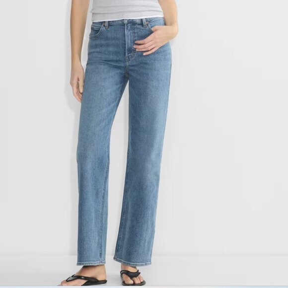 Aritzia Denim Forum The ‘90s Snatched Hi-rise Wide Jean - Picture 1 of 3